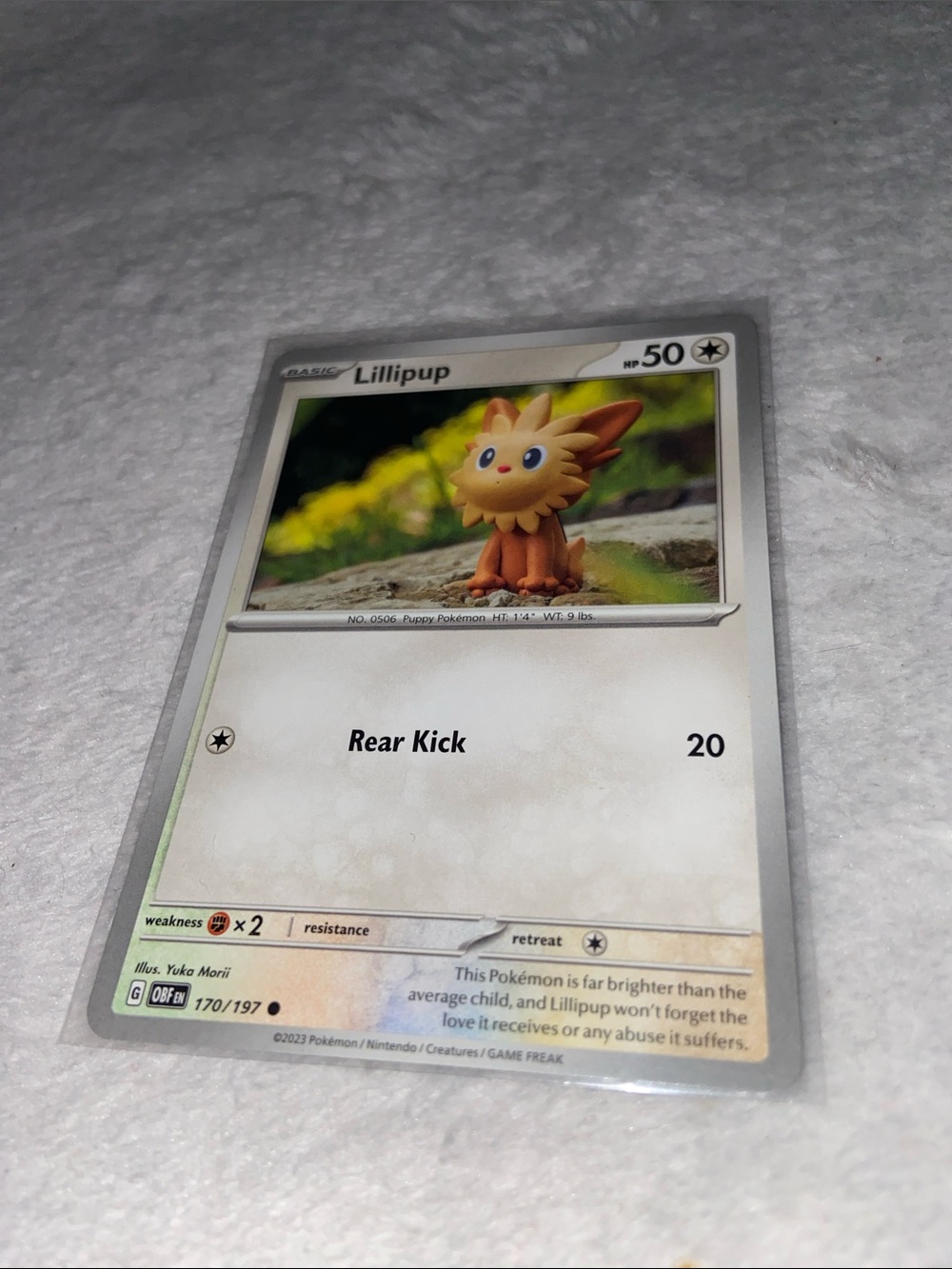 Lillipup (170/197) Pokémon TCG: Scarlet & Violet Obsidian Flames